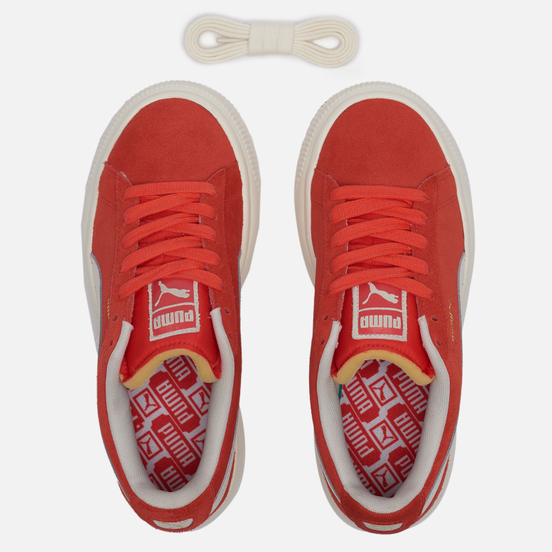 Женские кеды Puma Suede Mayu UP Grenadine/Marshmallow
