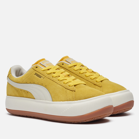 Женские кроссовки Puma Suede Mayu Up Super Lemon/Marshmallow/Gum