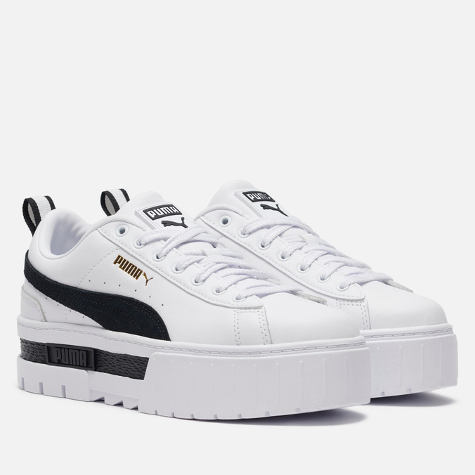 Женские кроссовки Puma Mayze Leather, цвет чёрный