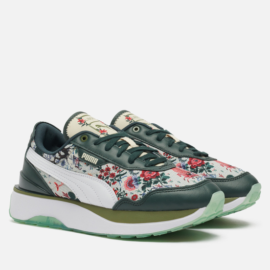 Женские кроссовки Puma x Liberty Cruise Rider NU Green Gables/White