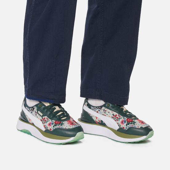 Женские кроссовки Puma x Liberty Cruise Rider NU Green Gables/White