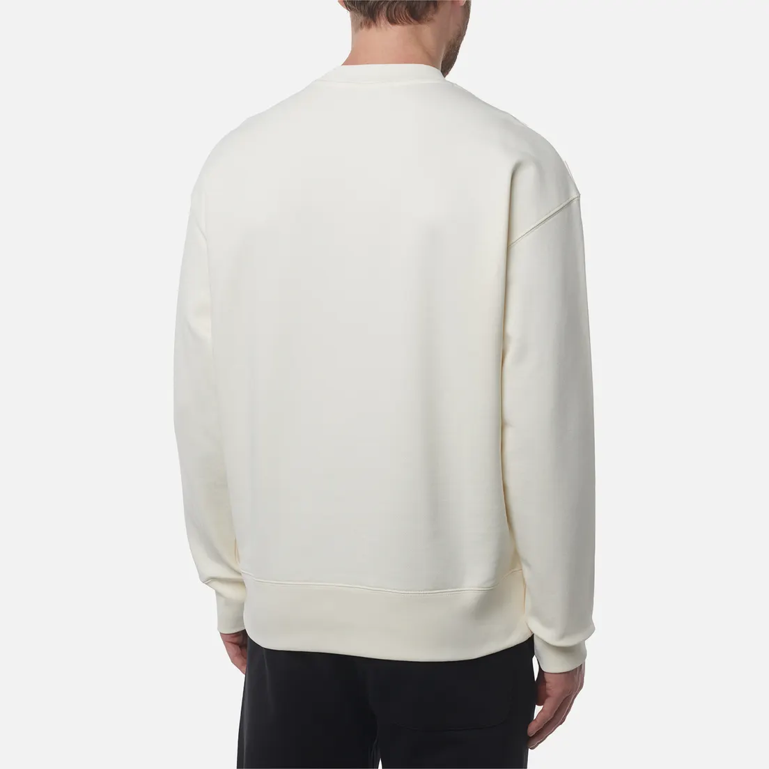 MSGM Мужская толстовка Collar Logo Print Brush Stroke MSGM