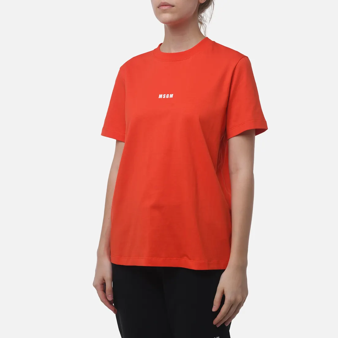 MSGM Женская футболка Micrologo MSGM Print