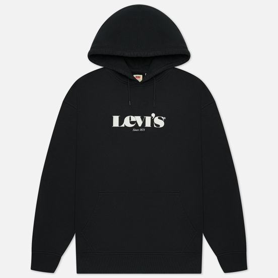 Мужская толстовка Levi's Relaxed Graphic MV Logo Hoodie Caviar