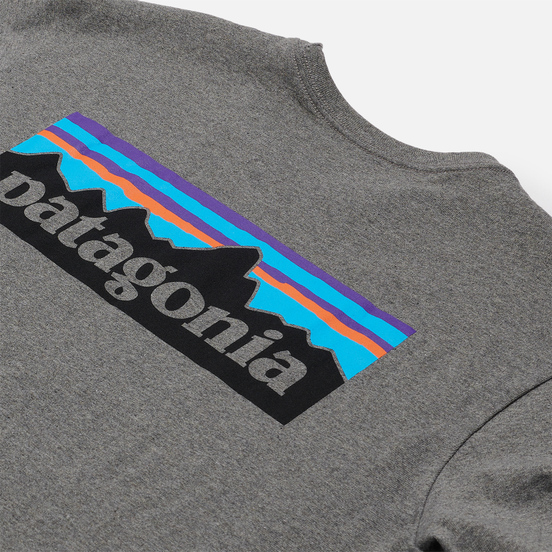 Мужская футболка Patagonia P-6 Logo Responsibili-Tee Gravel Heather