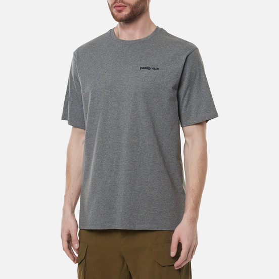 Мужская футболка Patagonia P-6 Logo Responsibili-Tee Gravel Heather