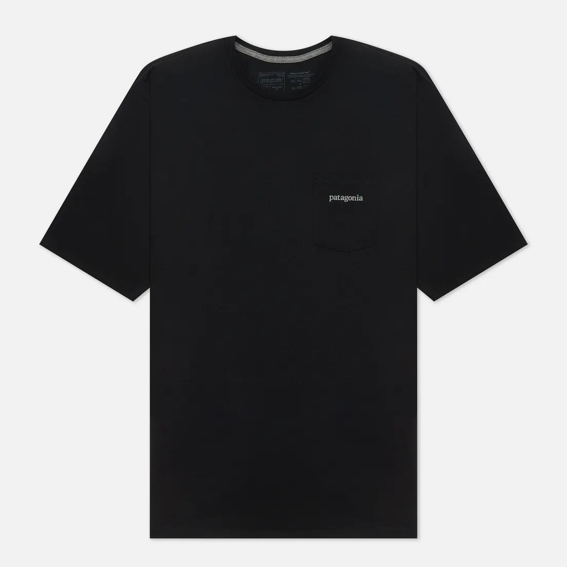 Patagonia Мужская футболка Line Logo Ridge Pocket Responsibili-Tee