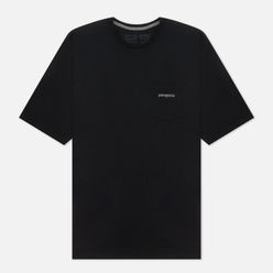Мужская футболка Patagonia Line Logo Ridge Pocket Responsibili-Tee Black