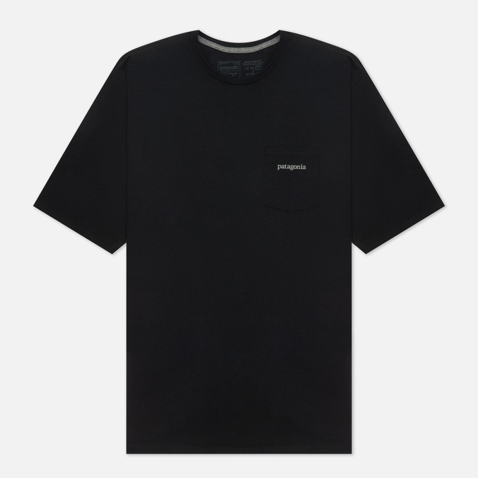 Мужская футболка Patagonia, цвет чёрный, размер S