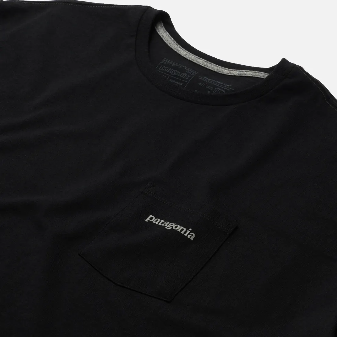 Patagonia Мужская футболка Line Logo Ridge Pocket Responsibili-Tee