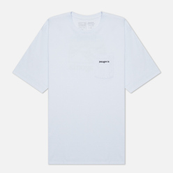 Мужская футболка Patagonia Line Logo Ridge Pocket Responsibili-Tee White