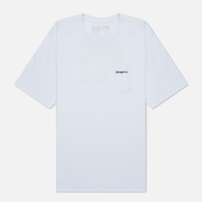 Мужская футболка Patagonia, цвет белый, размер XXL