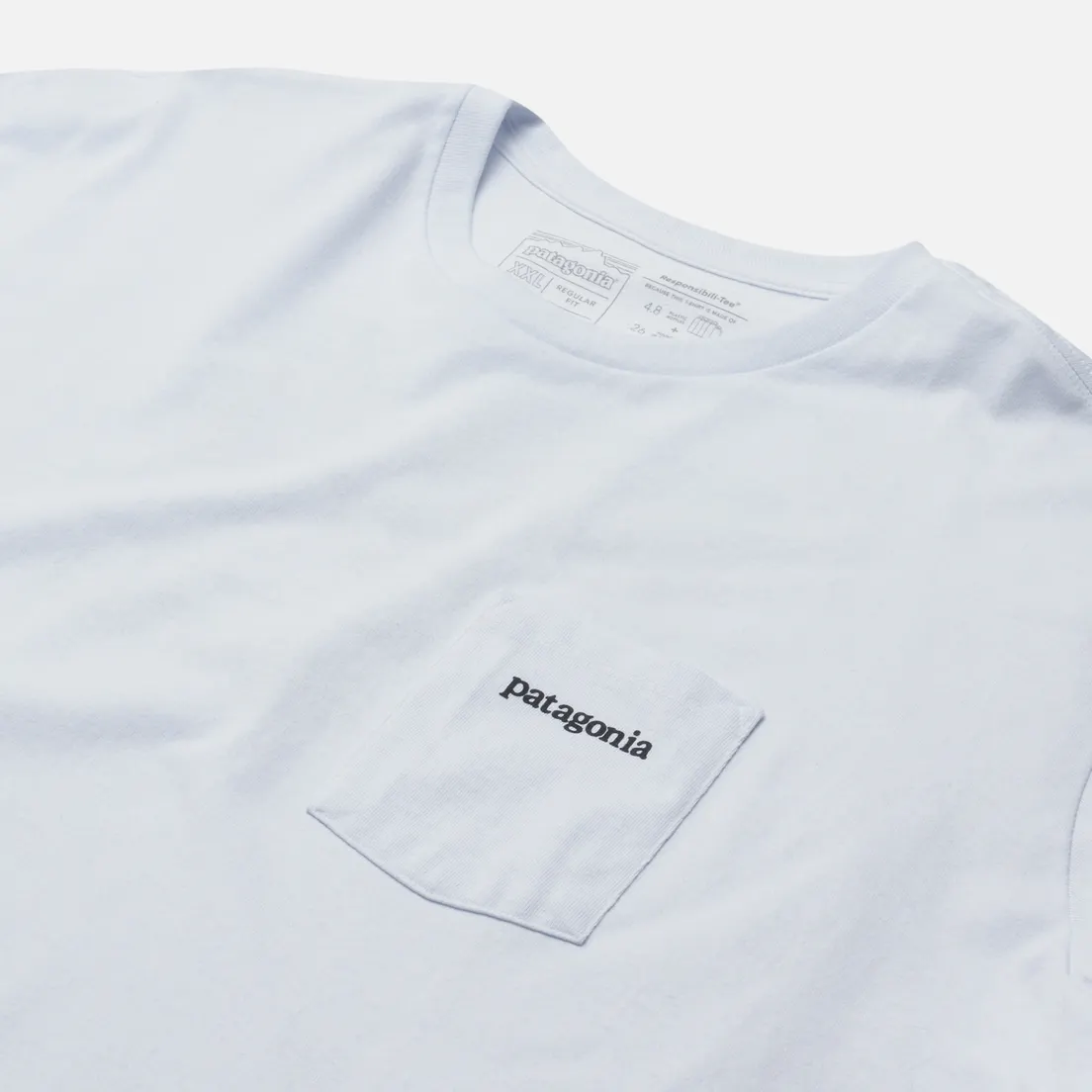 Patagonia Мужская футболка Line Logo Ridge Pocket Responsibili-Tee
