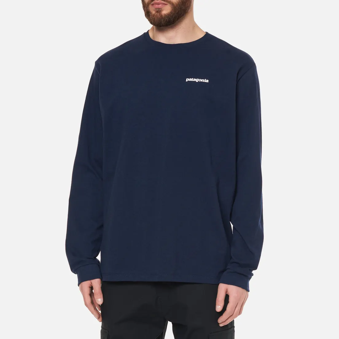 Patagonia Мужской лонгслив P-6 Logo Responsibili-Tee