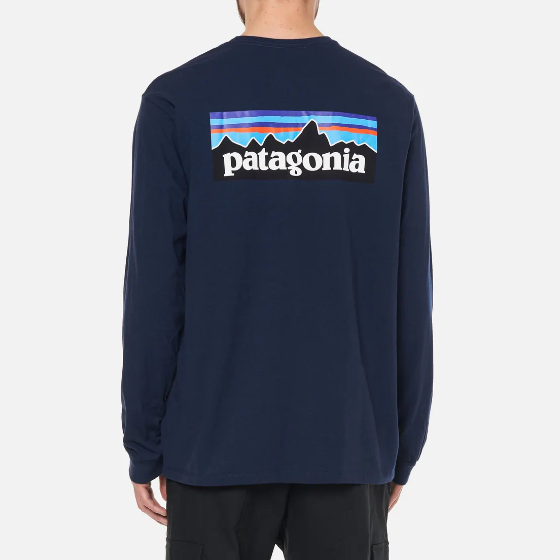 Patagonia Мужской лонгслив P-6 Logo Responsibili-Tee