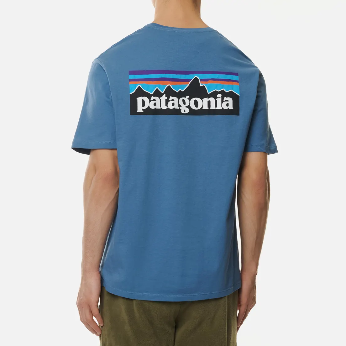 Patagonia Мужская футболка P-6 Logo Organic