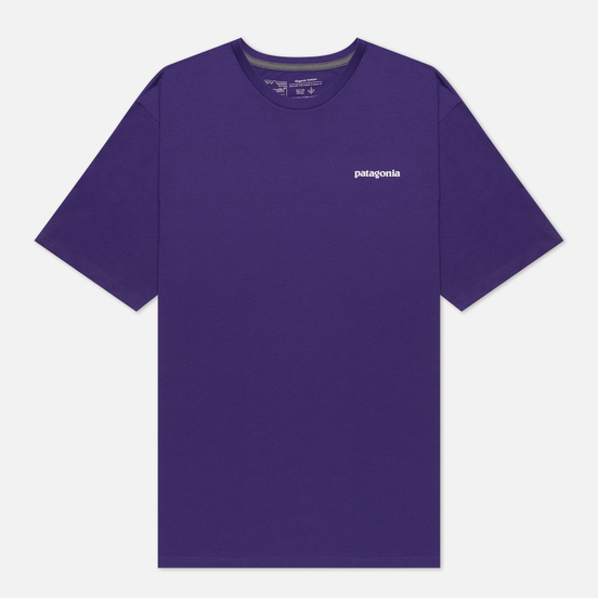 Мужская футболка Patagonia P-6 Logo Organic Purple