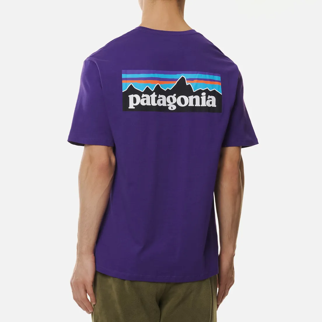Patagonia Мужская футболка P-6 Logo Organic
