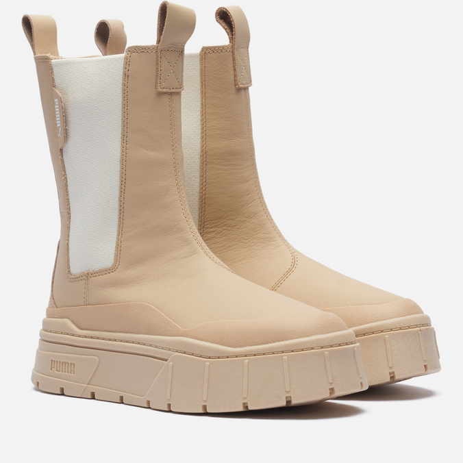 Женские ботинки Puma Mayze Stack Chelsea, цвет бежевый