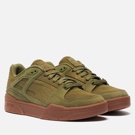 фото Кроссовки puma slipstream suede, цвет оливковый, размер 37 eu