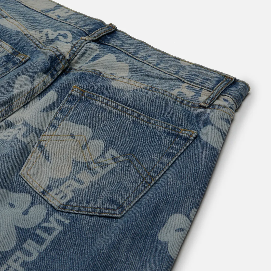 MARKET Мужские джинсы Love Carefully Laser Denim