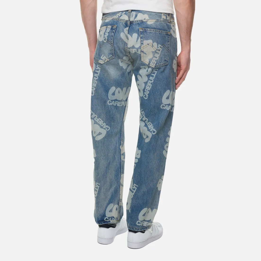 MARKET Мужские джинсы Love Carefully Laser Denim