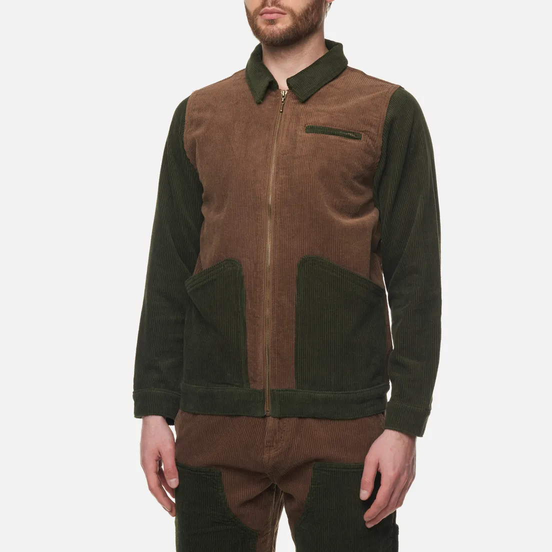MARKET Мужская демисезонная куртка Color Block Corduroy