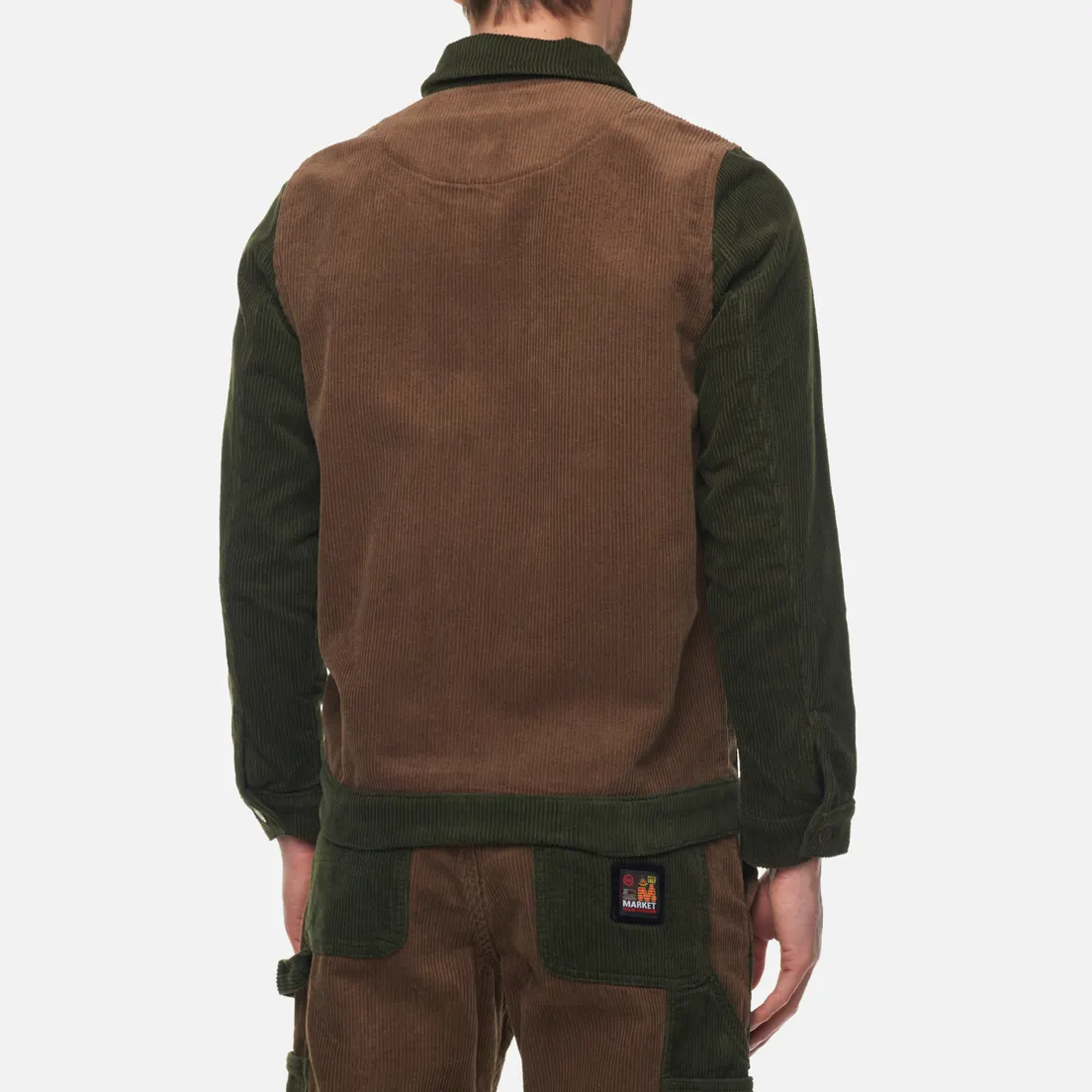 MARKET Мужская демисезонная куртка Color Block Corduroy