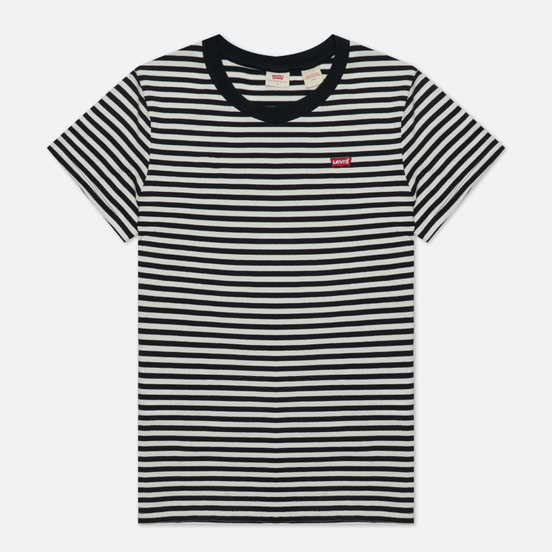 Женская футболка Levi's Perfect Stripe Raita Stripe Caviar