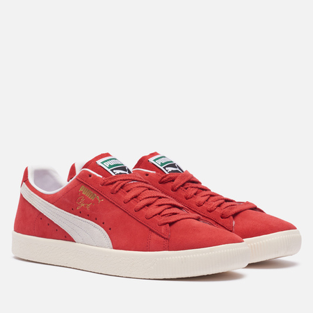 фото Мужские кроссовки puma clyde og, цвет красный, размер 40.5 eu