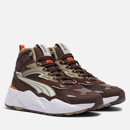 Кроссовки Puma RS-X Hi цвет коричневый размер 385 EU 11550₽