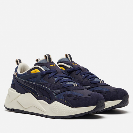 фото Мужские кроссовки puma rs-x efekt indigo, цвет синий, размер 40.5 eu