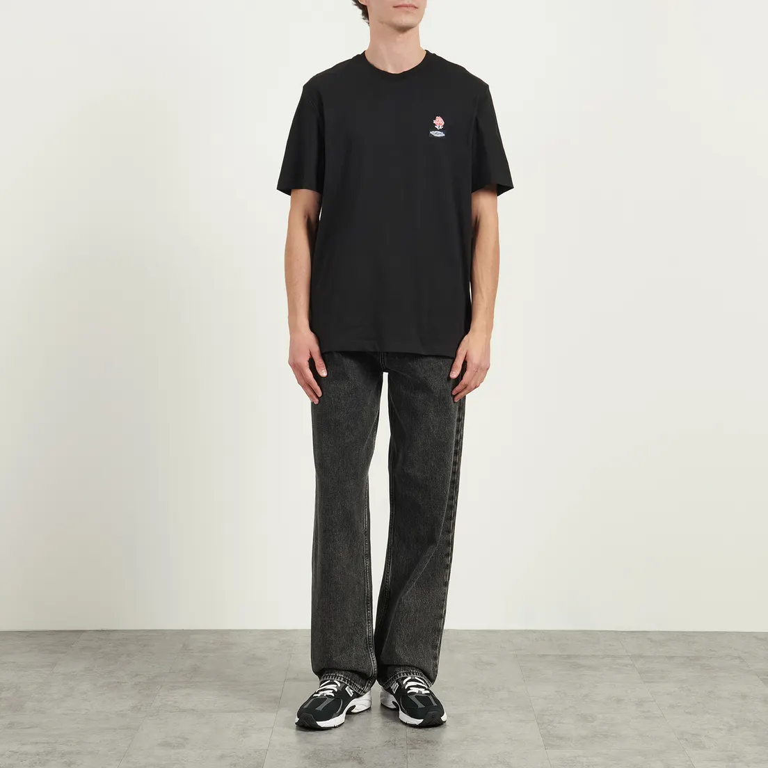 MSGM Мужская футболка Roses Patch