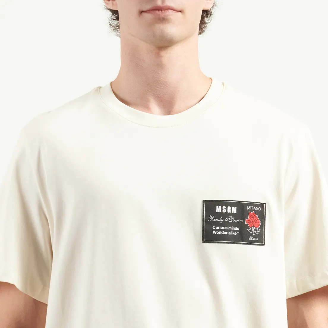 MSGM Мужская футболка MSGM Maxi Jacquard