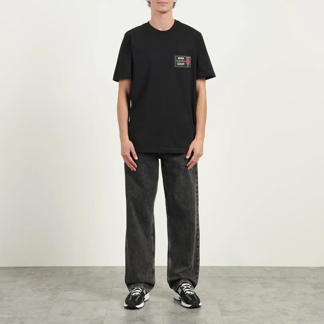 MSGM Мужская футболка MSGM Maxi Jacquard
