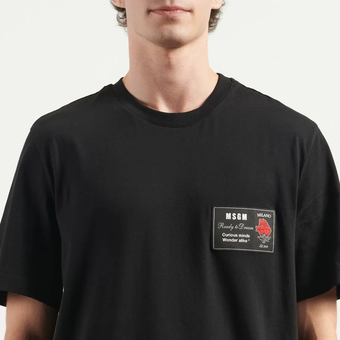 MSGM Мужская футболка MSGM Maxi Jacquard