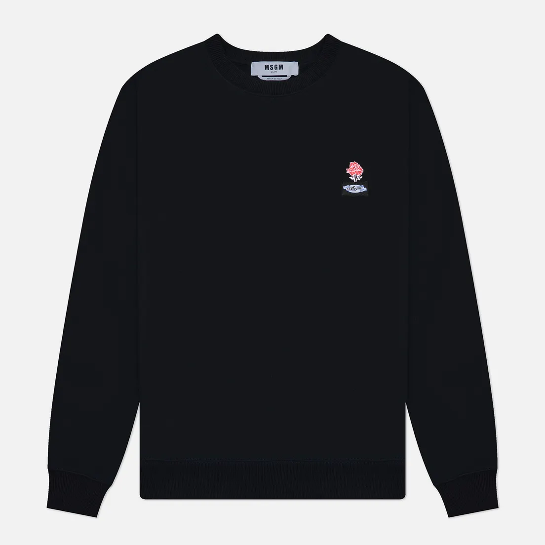 MSGM Мужская толстовка Roses Patch