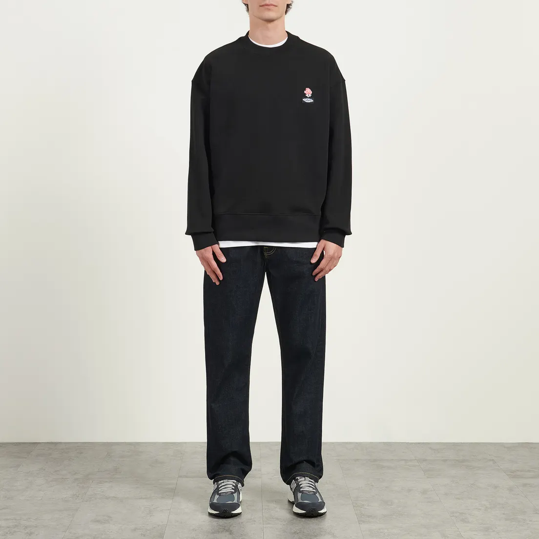 MSGM Мужская толстовка Roses Patch