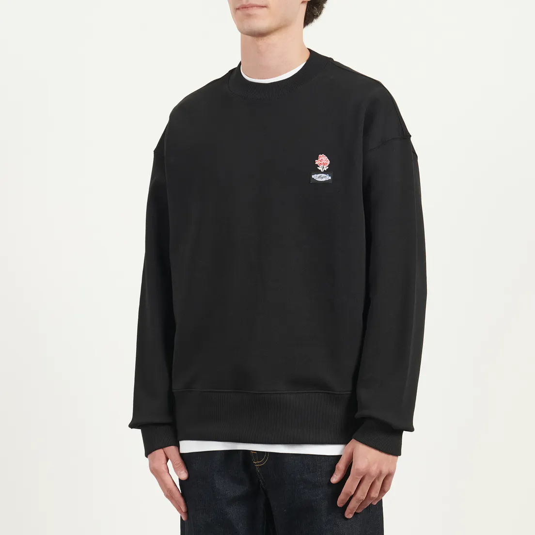 MSGM Мужская толстовка Roses Patch