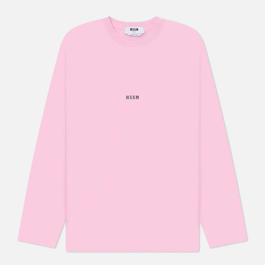 MSGM Мужской лонгслив MSGM Micrologo Print