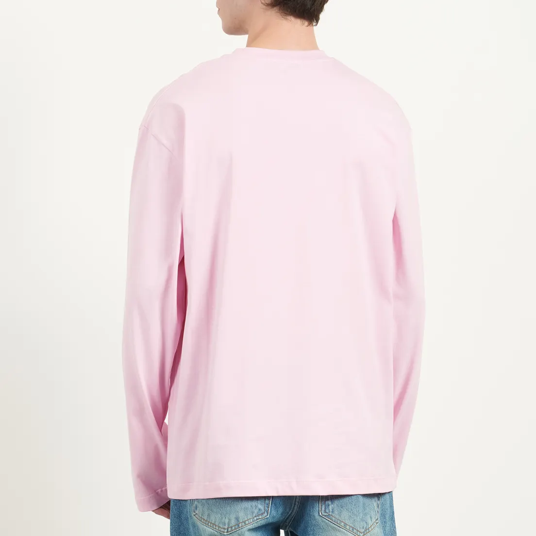 MSGM Мужской лонгслив MSGM Micrologo Print