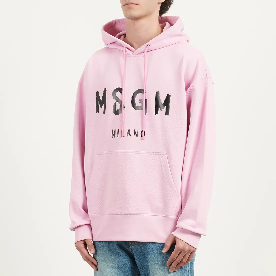 MSGM Мужская толстовка MSGM Brush Stroke Logo