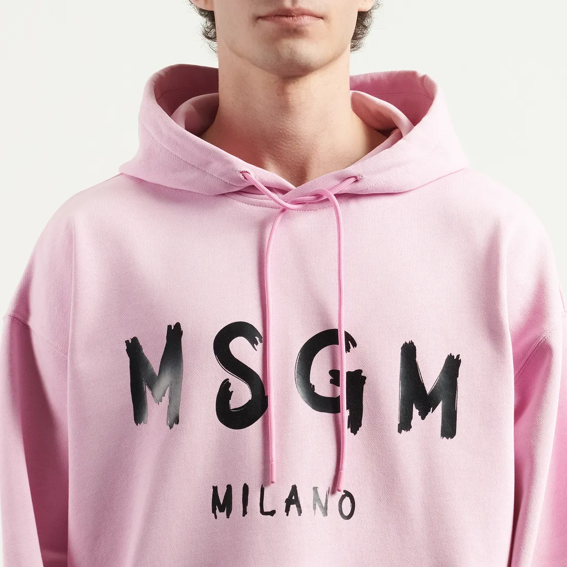 MSGM Мужская толстовка MSGM Brush Stroke Logo