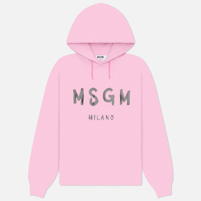 Мужская толстовка MSGM MSGM Brush Stroke Logo Hoodie