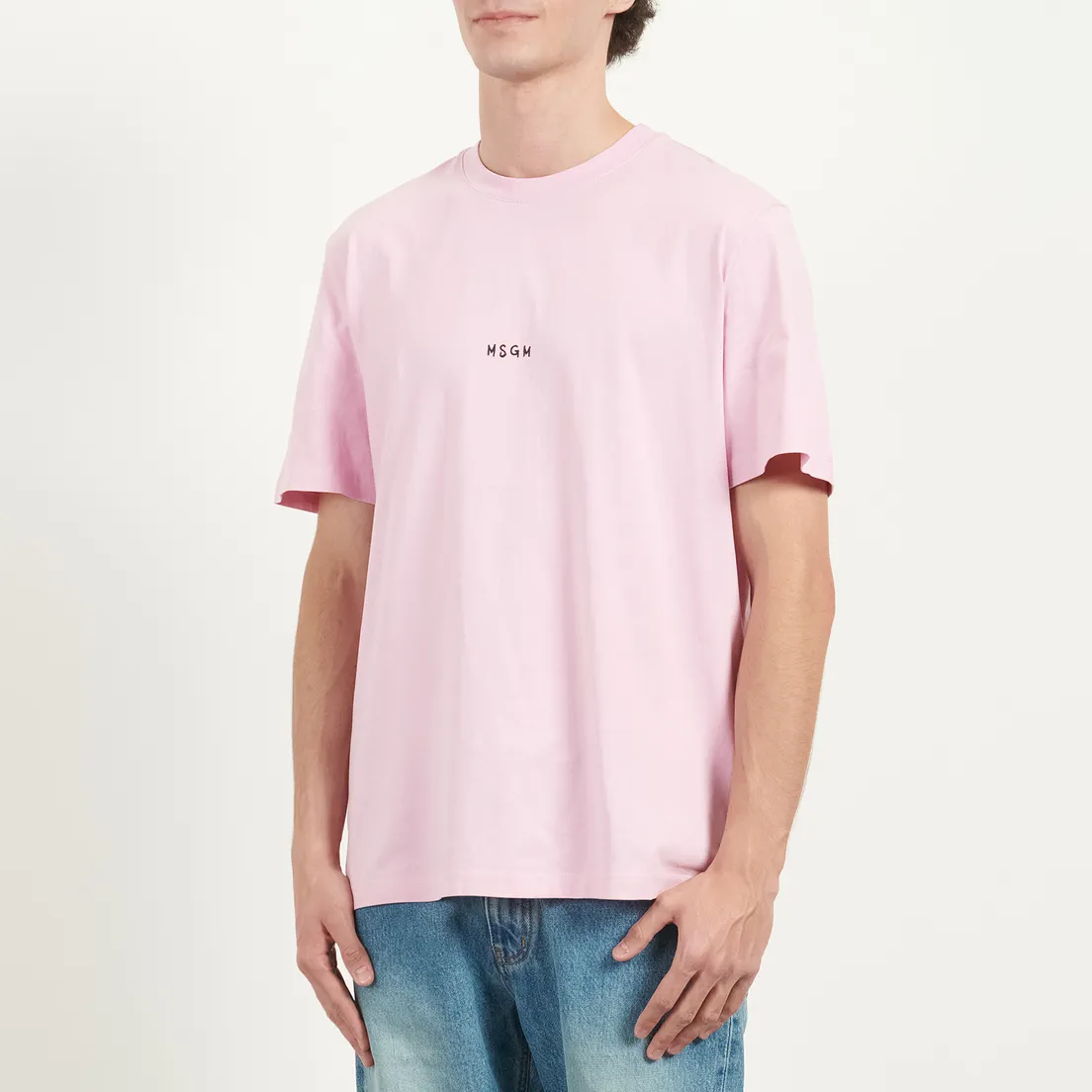 MSGM Мужская футболка MSGM Mini Brush Stroke