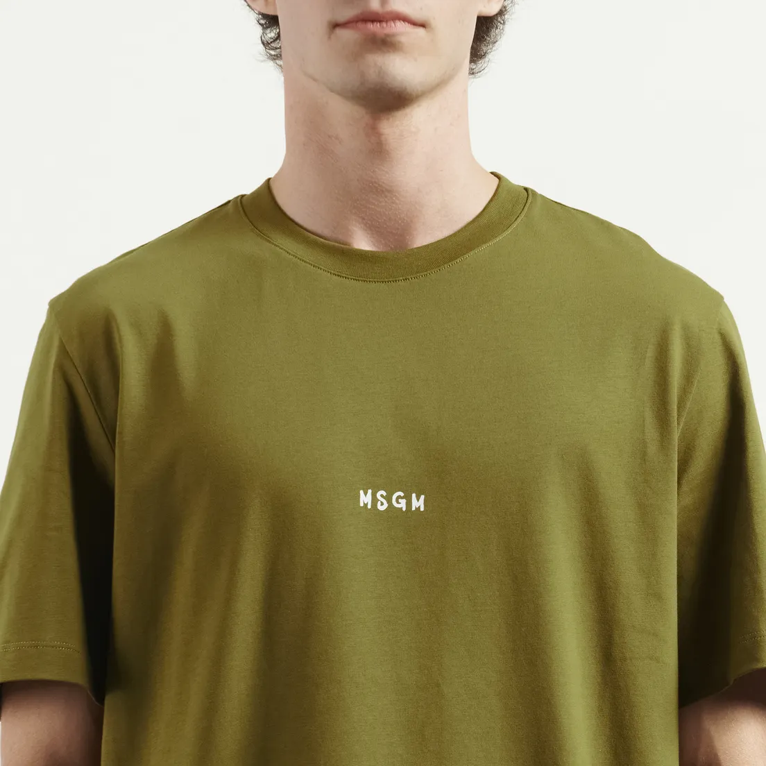 MSGM Мужская футболка MSGM Mini Brush Stroke