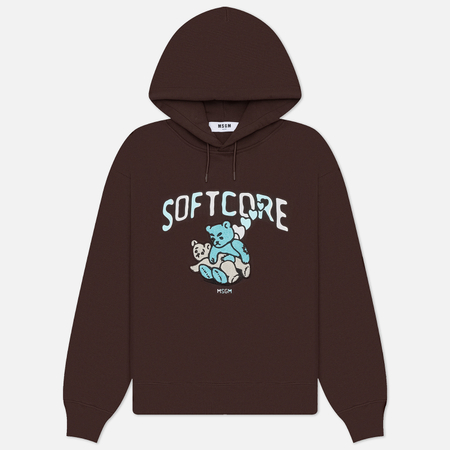 Мужская толстовка MSGM Softcore, цвет коричневый, размер XXL