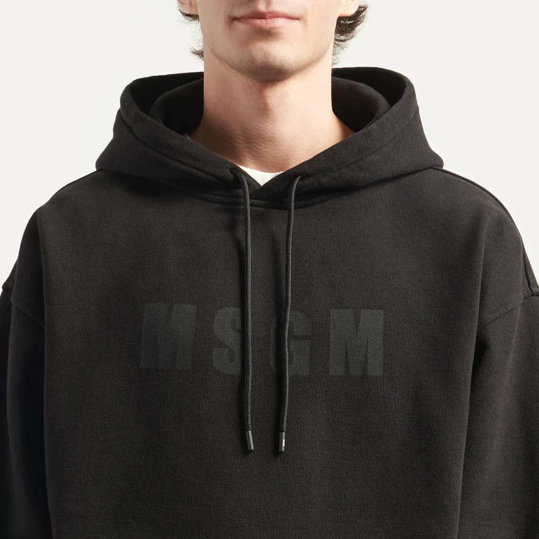 MSGM Мужская толстовка MSGM Maxi Logo Washed Hoodie