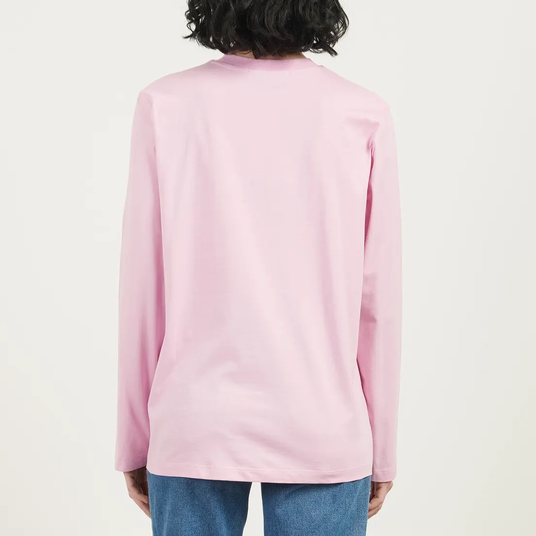 MSGM Женский лонгслив MSGM Brush Stroke Print Logo