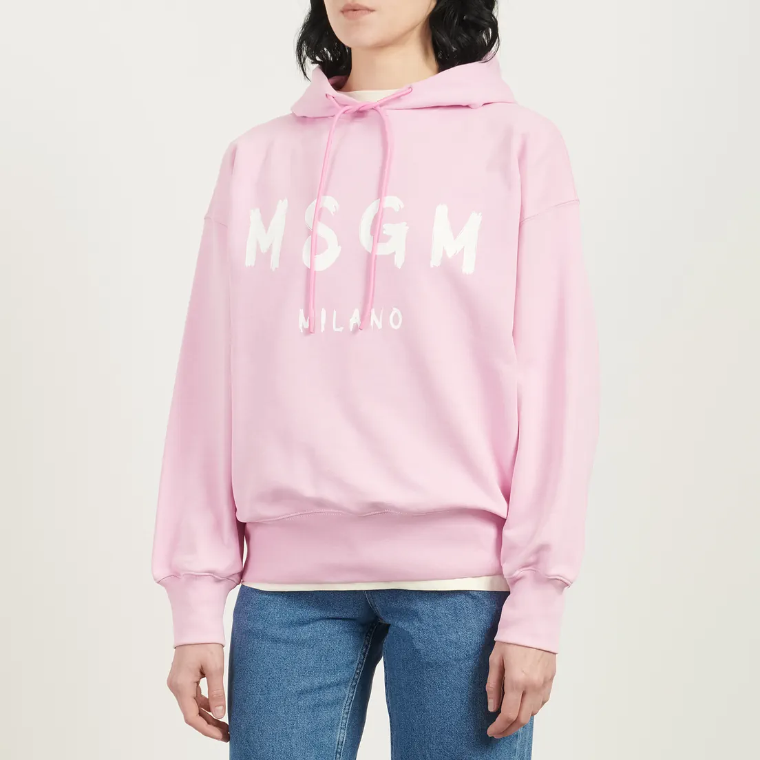 MSGM Женская толстовка MSGM Brush Stroke Hoodie